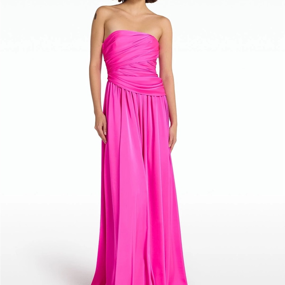 Safiyaa Pink Victoire Beverley Long Dress